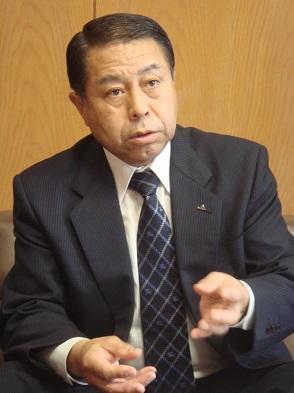 北海道農協中央会長時代の飛田稔章氏