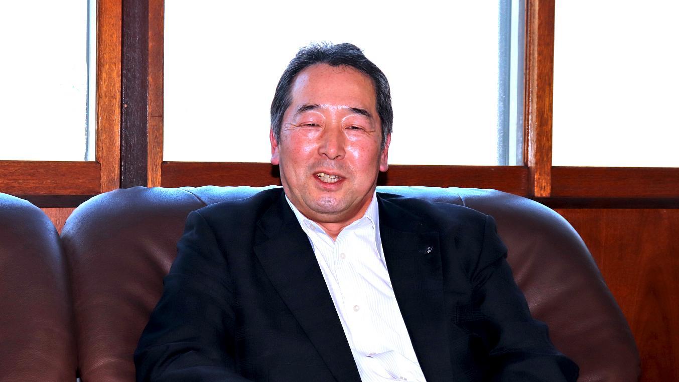 インタビューに応じる山本裕康サツラク農協組合長