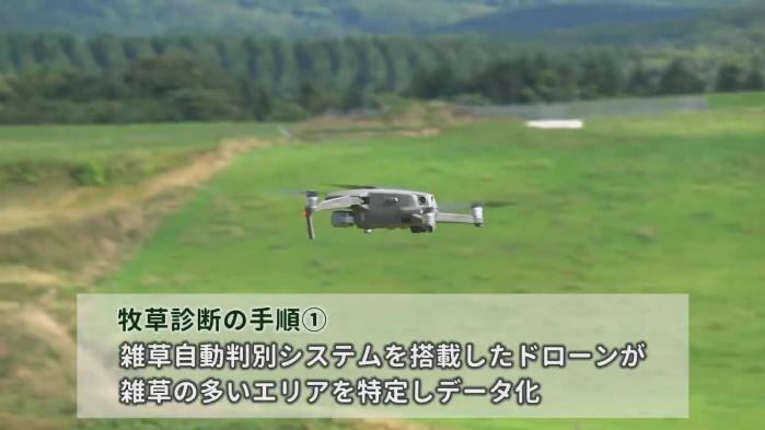 ドローンによる牧草診断技術を動画で紹介