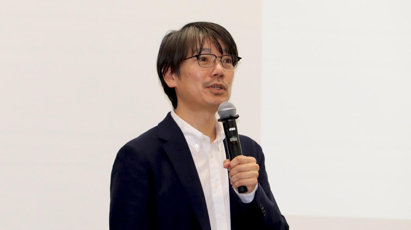 講演する小林国之北大大学院准教授