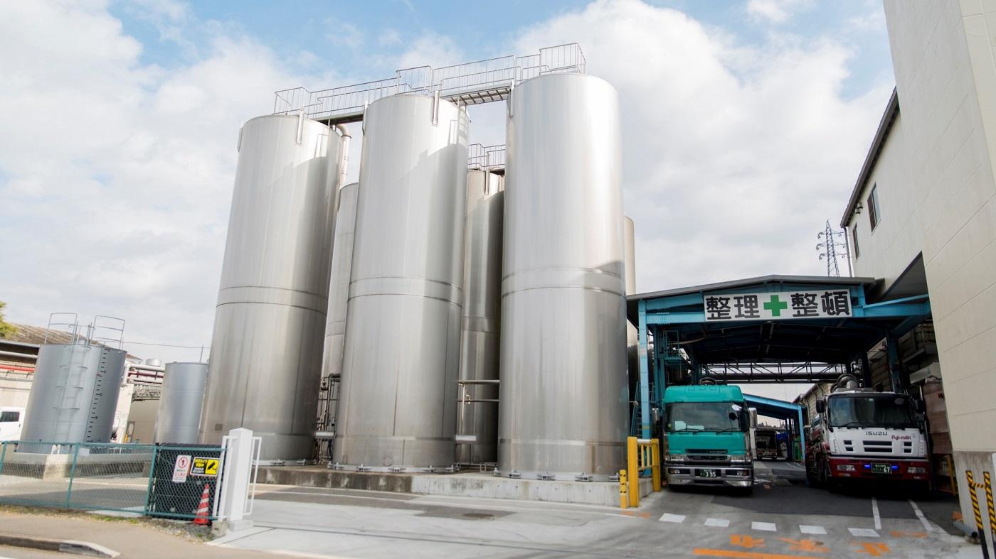 東日本の余乳処理を担う筑波乳業（茨城県石岡市）