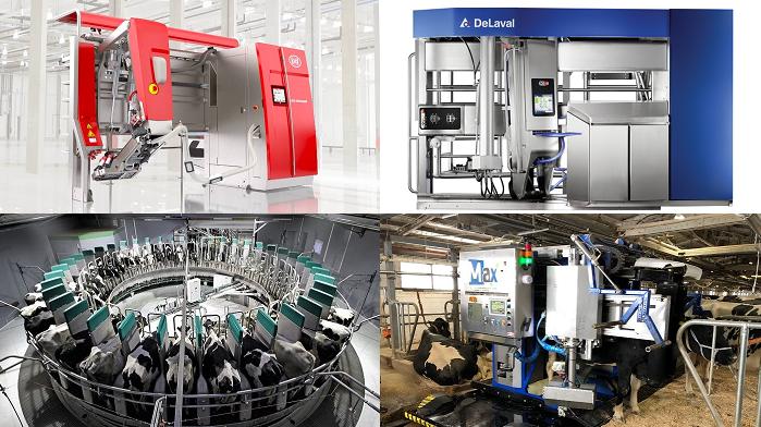 日本で輸入・販売されている主な搾乳ロボット