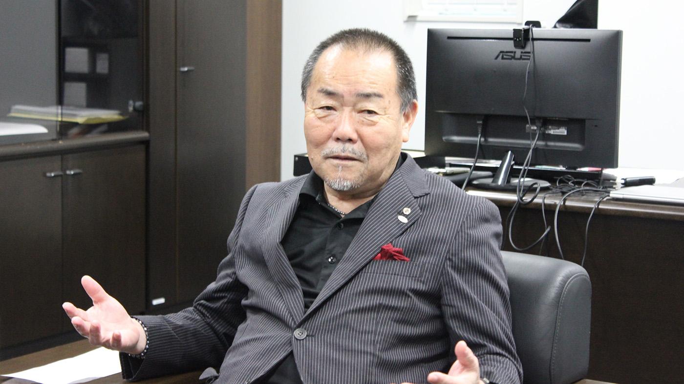 被害を見て回った日々を振り返る隈部洋会長